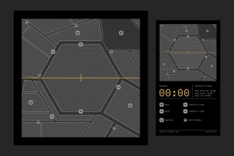 draw a custom vector map of any location