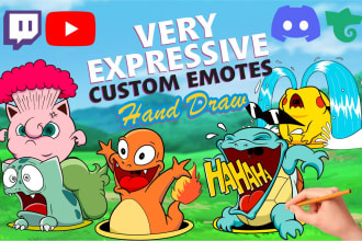 make very expressive emotes for twitch