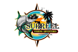 design awesome fishing logo with unlimited revision