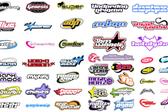 do and redo custom snazzy street wear y2k logo for t shirt , clothing brand
