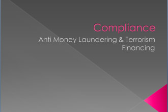 do compliance aml cft risk assessment, regulations drafting