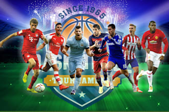 design sports flyer or sports poster, fight poster, cricket flyer