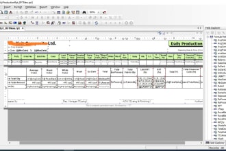 create and design crystal report with sql server