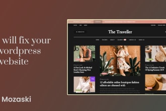 fix a wordpress website