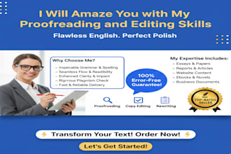 amaze you with my proofreading and editing skills