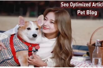 write SEO veterinary articles on pets, dogs, cat, wildlife, and animal care blog