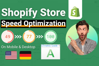 do shopify speed optimization and increase store speed