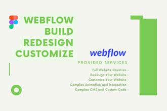 fix webflow issues, bugs, responsiveness and any problems