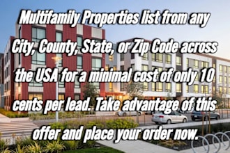 deliver you multifamily properties list