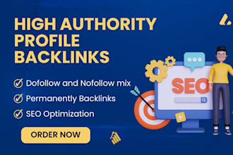 create usa profile backlinks, white hat manual link building authority links