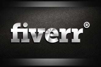 do mock up of your logo into metal effect