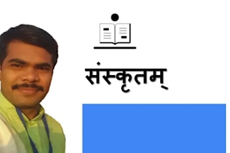 teach sanskrit, solve doubts and help to learn sanskrit