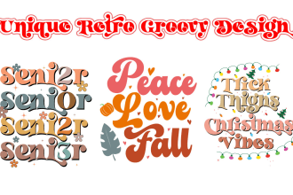do retro groovy t shirt design for etsy and amazon