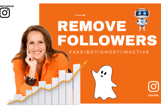 identify and remove instagram fake, bot, ghost followers