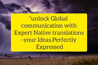 do translate english native translators service
