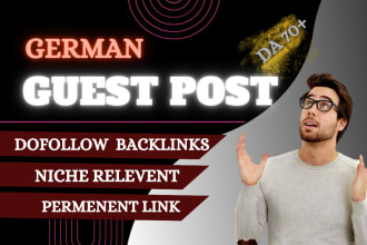 provide german guest post through high da seo backlinks