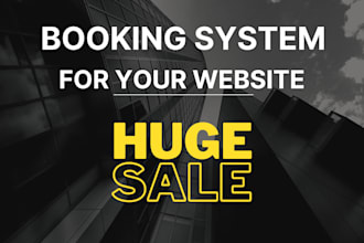 create booking system in your website
