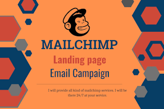 create mailchimp landing page, mailchimp automation, email campaign