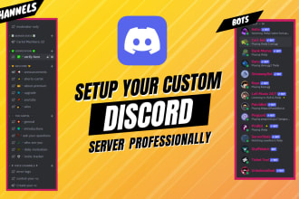 setup your custom discord server professionally