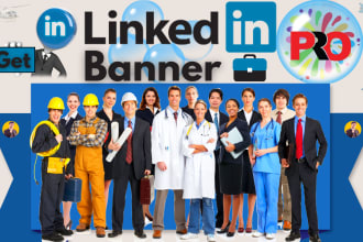 design a professional linkedin banner