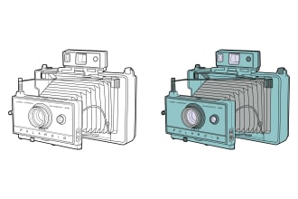 do line art for objects, patent drawings, instruction manuals