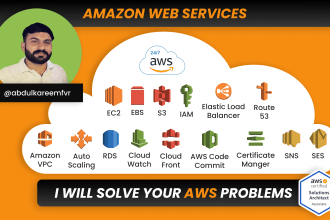 setup your major AWS services and fix any issue on AWS