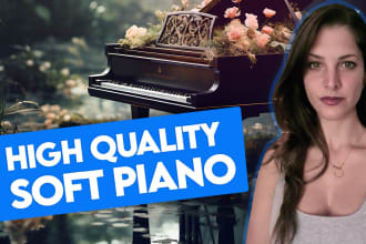 create emotional piano for film, meditation and videos