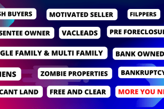 provide hidden gem properties  off market leads  skip tracing