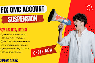 fix google merchant center suspension misrepresentation issue and reactive gmc