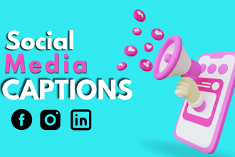 write engaging captions for your instagram, facebook, and linkedin posts