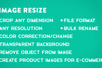 do perfectly resize image or crop bulk images one hour