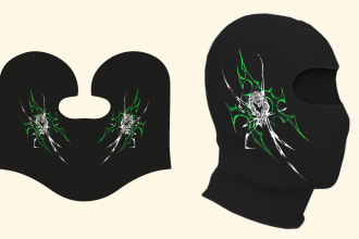 design a custom balaclava y2k streetwear brand
