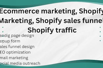 do shopify promotion, shopify marketing shopify sales website promotion