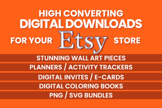 create digital download items for your etsy shop