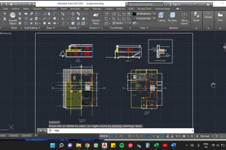 draft autocad 2d drawing from your PDF , image or sketches