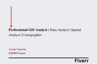 digitize geographical data using gis, arcgis, qgis and pro