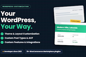 customize your wordpress theme and add custom functionality