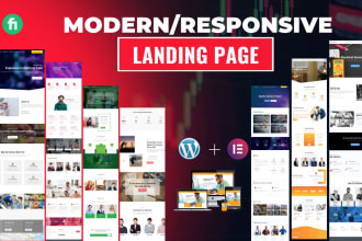 design landing page using elementor pro