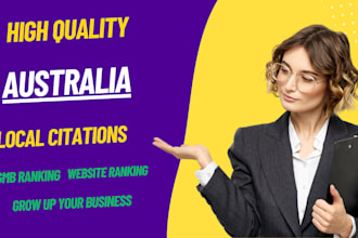 do top 200 aus local citations and directory submission for local seo listing