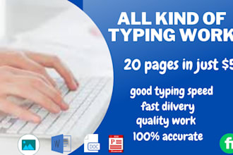 do manual typing documents retype pdf to word, fast typist