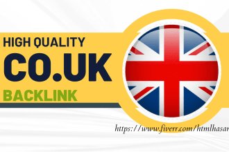 do 20 quality co UK backlink to increase your domain authority