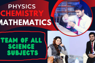 be your online math, science and chemistry tutor