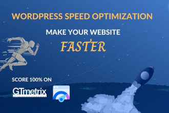 wordpress website speed optimization for google pagespeed gtmetrix