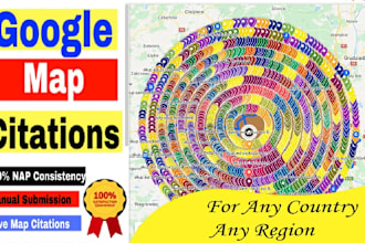 19000 google maps citations for local SEO optimization