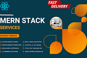 mern stack website as mern stack developer node react mongodb express