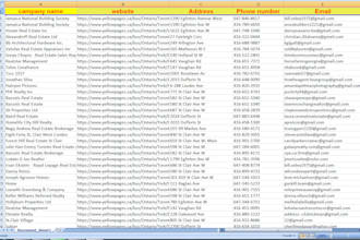 find email lists,  web data entry, mining,  leads scraping, address