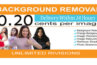 do background removal, white or transparent to your images
