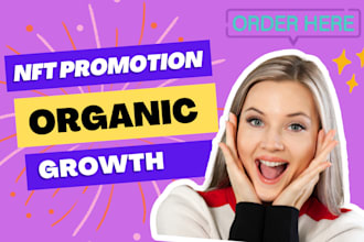 do twitter nft promotion and marketing , discord and crypto promotion