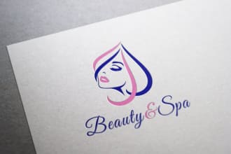design creative pool spa logo for you in just 1 day
