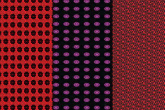 create floral flawless patterns, textile and fabric print
